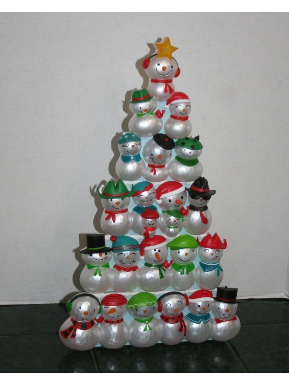 Hallmark The Christmas Concert Snowmen 2014 Tree (4 Piece) Luminated Music